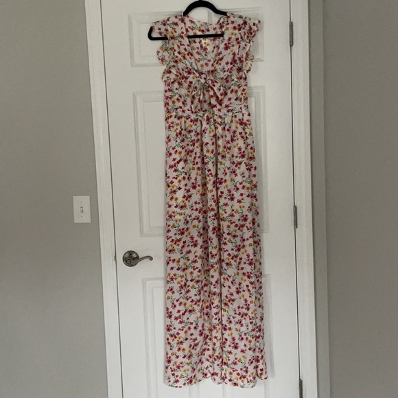 Jack by BB Dakota floral, tie-front, maxi dress - Picture 5 of 5